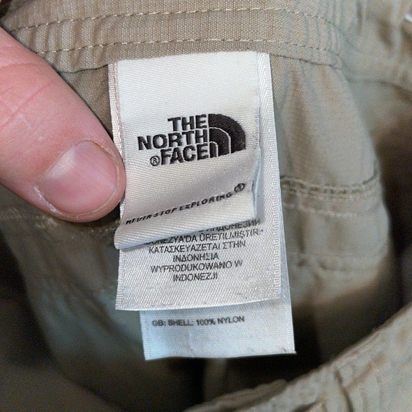 The north face tactical outdoor pants tan cream colored size 2 unzip pants - Picture 8 of 9